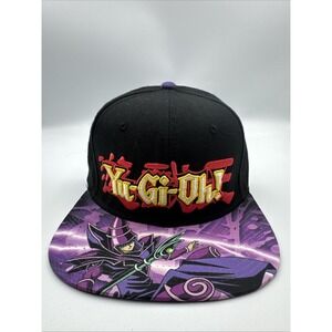 Vintage 1996 90s Yu Gi Oh! Sublimated Dark Magician Hat One Size Snapback Yugioh